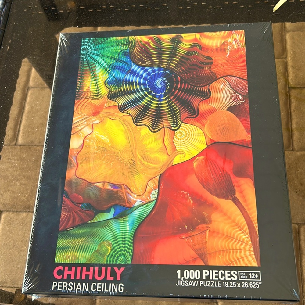 Chihuly Persian Ceiling 1000 Piece Puzzle! New! Original Sealed Package!
